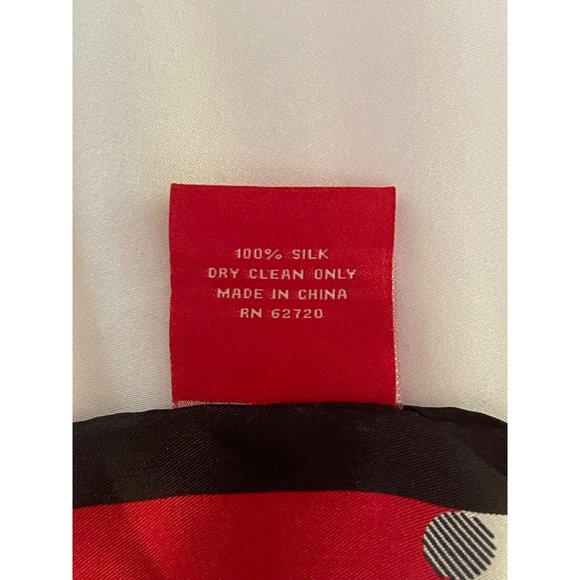 Oscar de la Renta Silk Scarf Geometric MCM Vintage - Picture 6 of 6